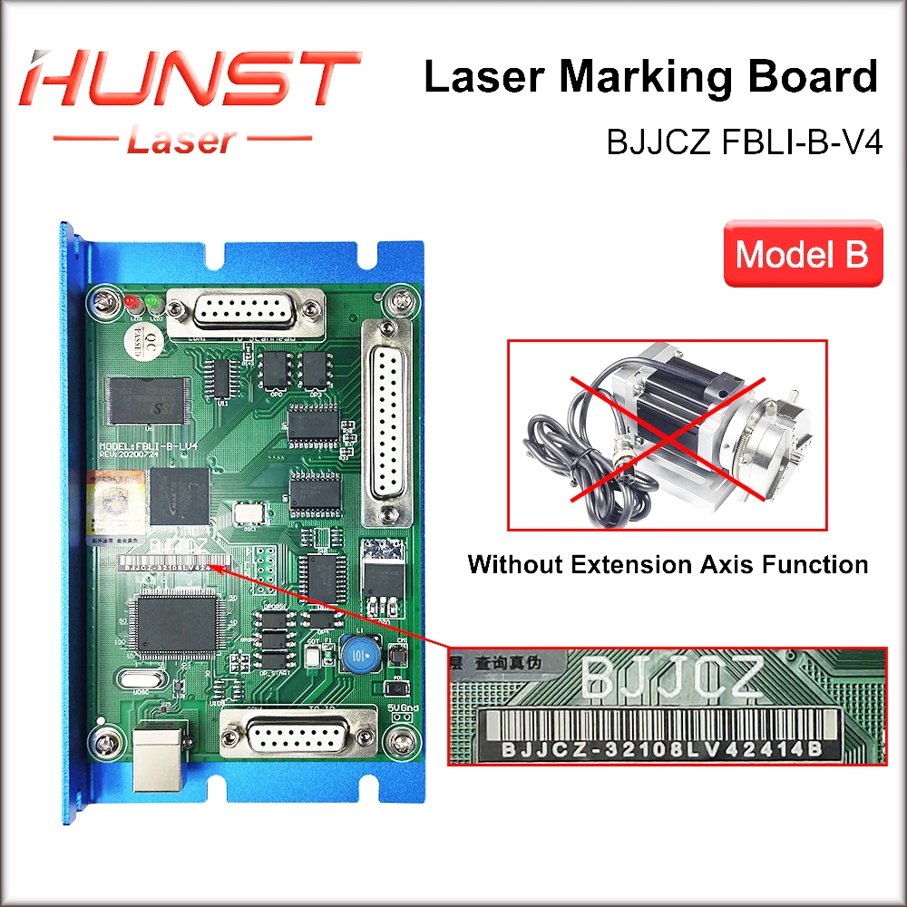 Hunst BJJCZ Laser Marking Machine Controller Original Card FBLI-LV4 Ezcad for 1064nm JPT Raycus MAX Metal Engraving Machinee