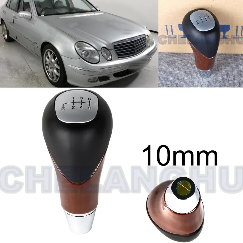 

For Benz W210 E200 E240 E270 E280 E320 E430 1995 1996 1997 1998 1999 2000 2001 2002 6 speed 10mm Gear shift knob