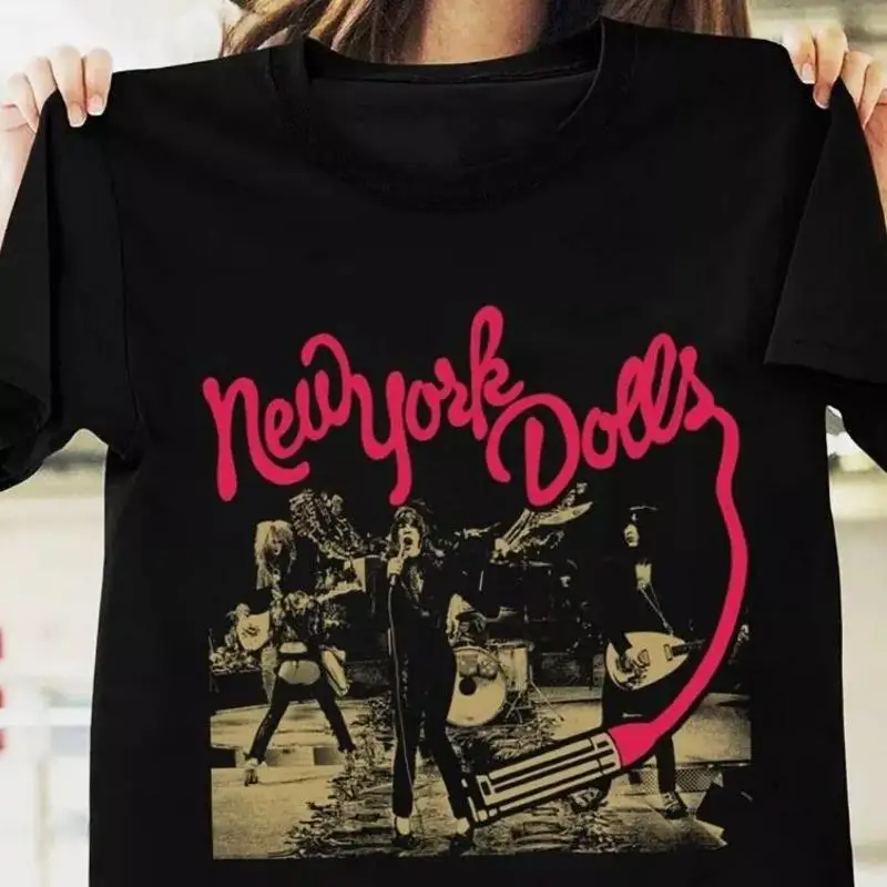 New York Dolls Band Performance On Stage T Shirt Full Size S 5XL