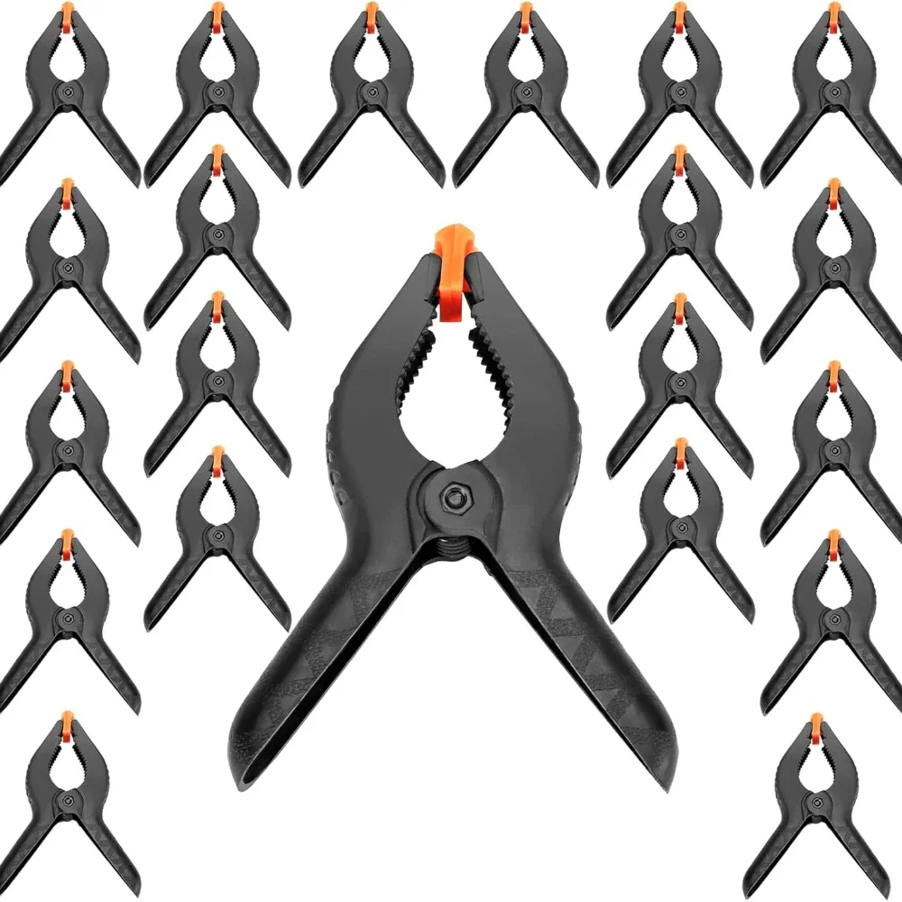

10pcs Nylon Woodworking A-shaped Clip Quick Plastic Clip Tool Spring Clip for Photography Background Fixation Toggle Clamps