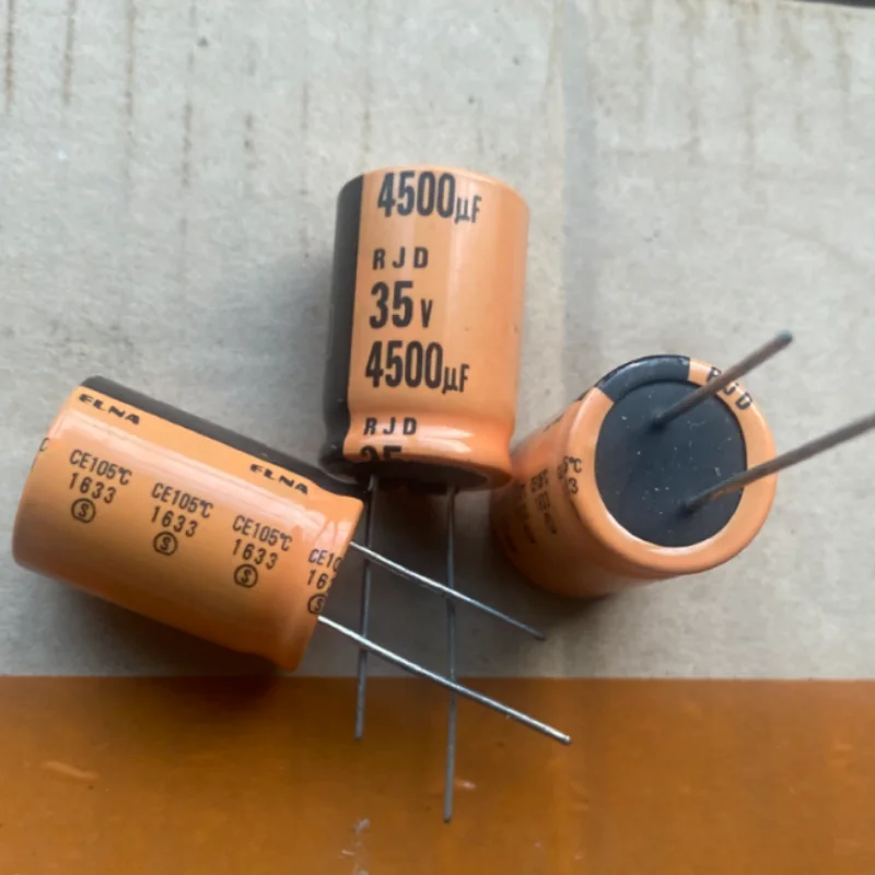 5PCS capacitor eletrolítico 35V 4500UF 18X25 RJD 35V4700UF