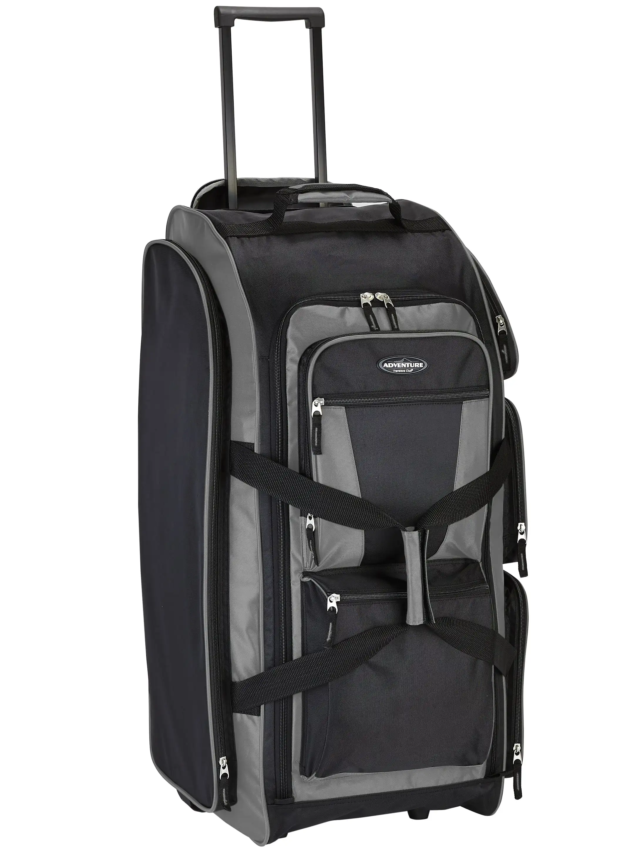 

30" Rolling Multi-pocket Upright Duffel - Gray