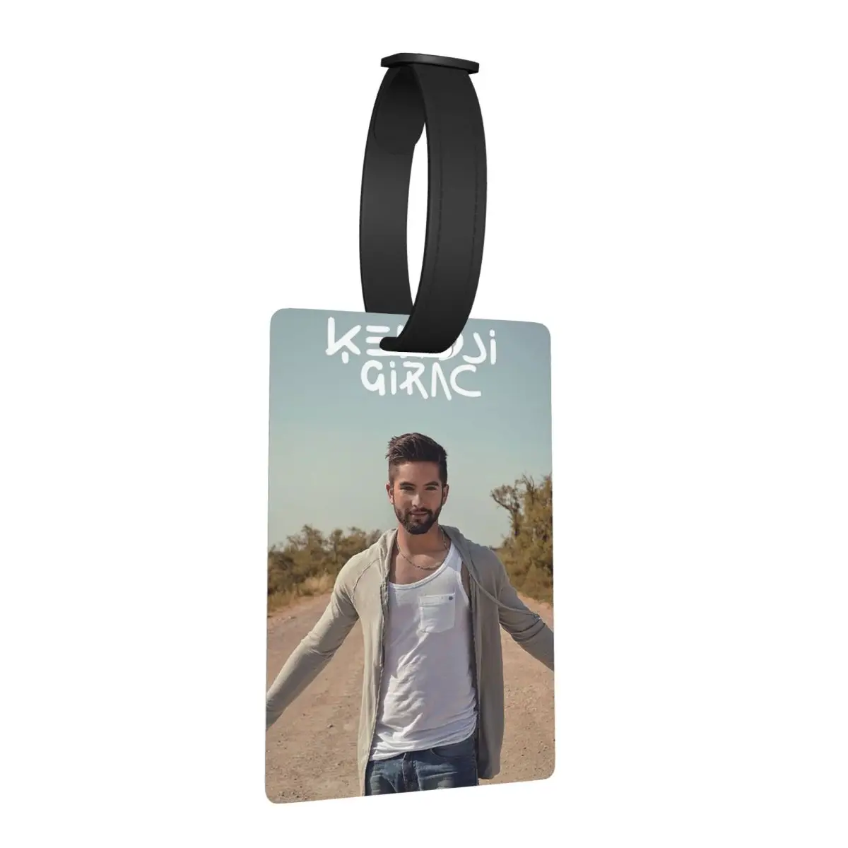 

Kendji Girac Gitano Багажные бирки Аксессуары для чемодана Путешествия Портативный багаж Посадка Держатель этикетки ID Имя Адрес