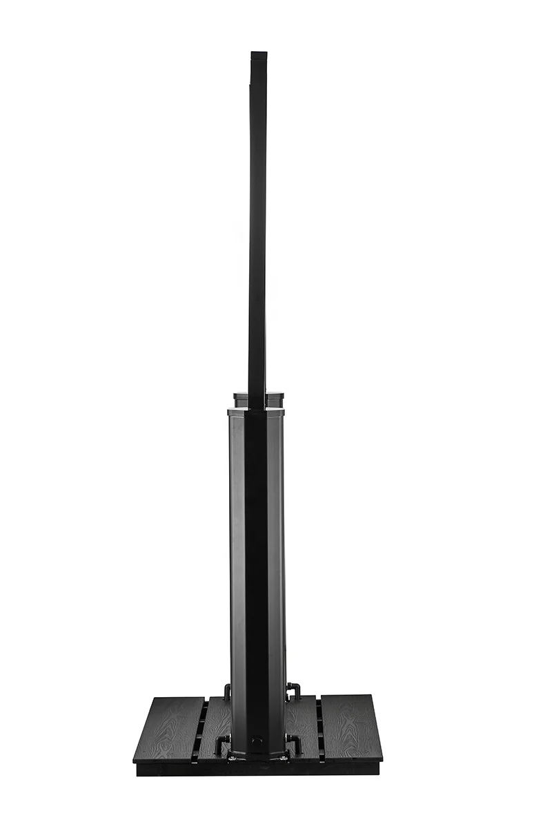 Newly developed energy-saving vertical garden black 60-liter water tank outdoor solar