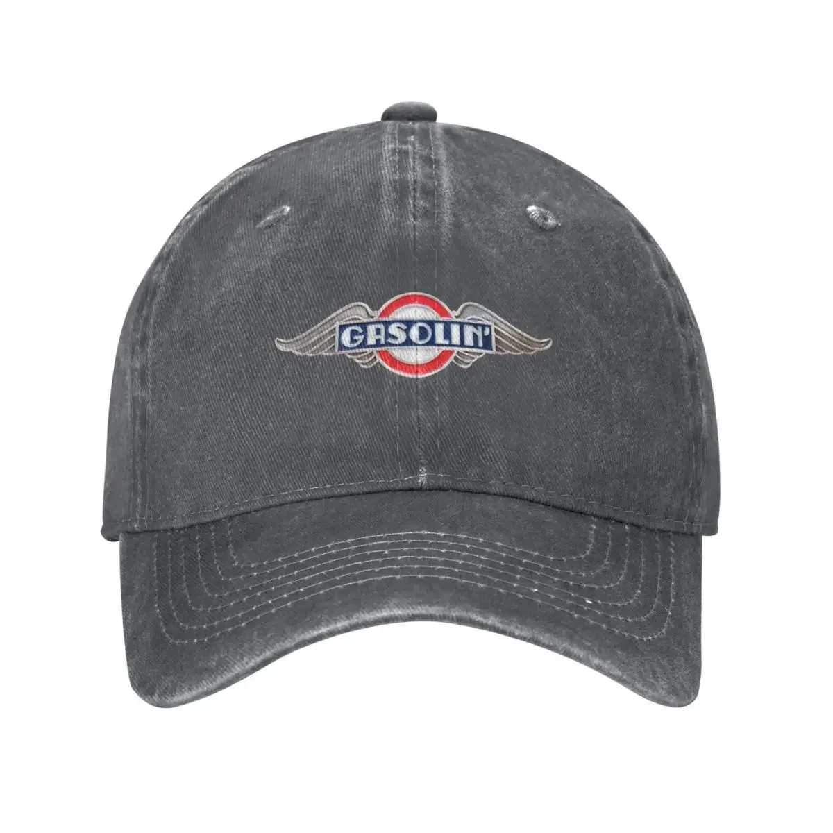 

Gasolin Kim Larsen Metal logo Baseball Cap Military Tactical Cap black Women's 2025 Men's