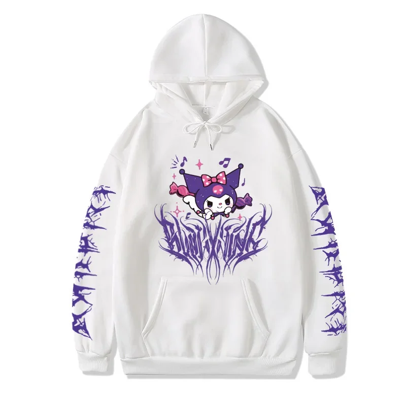 

2024 high quality fashion trend new European and American high street dark gothic hoodie kulomi hoodie sweater hat