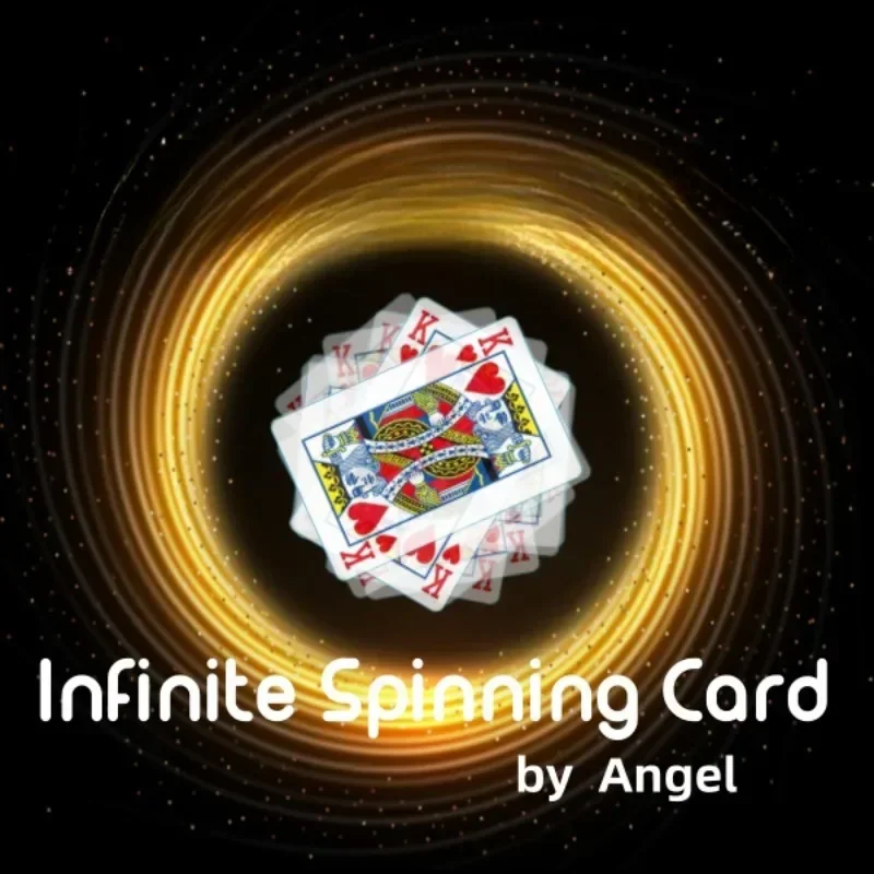 Infinite Spinning Card by Angel Stage Magic Trick Close up Magic Magia Magie Magicians Prop Accessory Illusion Gimmick Tutorial