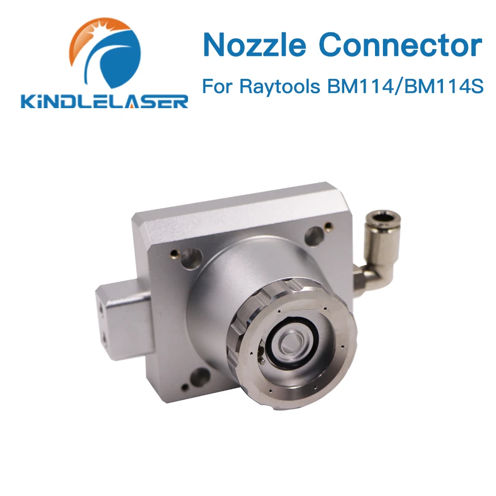 

KINDLELASER Nozzle Connector Parts for Raytools BM114/BM114S Laser Heads – 1064nm Fiber Metal Cutting Machine Compatible