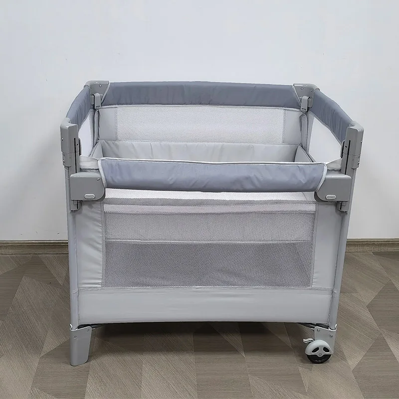 Cama de jogo para bebês personalizada, levantamento unilateral, emenda, queen, bebê, bb, cama infantil