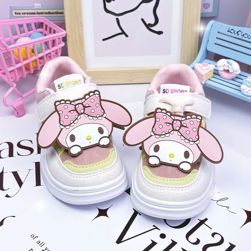 

Kawaii My Melody Sanrio Students Cute Cartoon Comfortable Sneakers Children Anti Slip Running Shoes Flat Shoes Gift for Kids