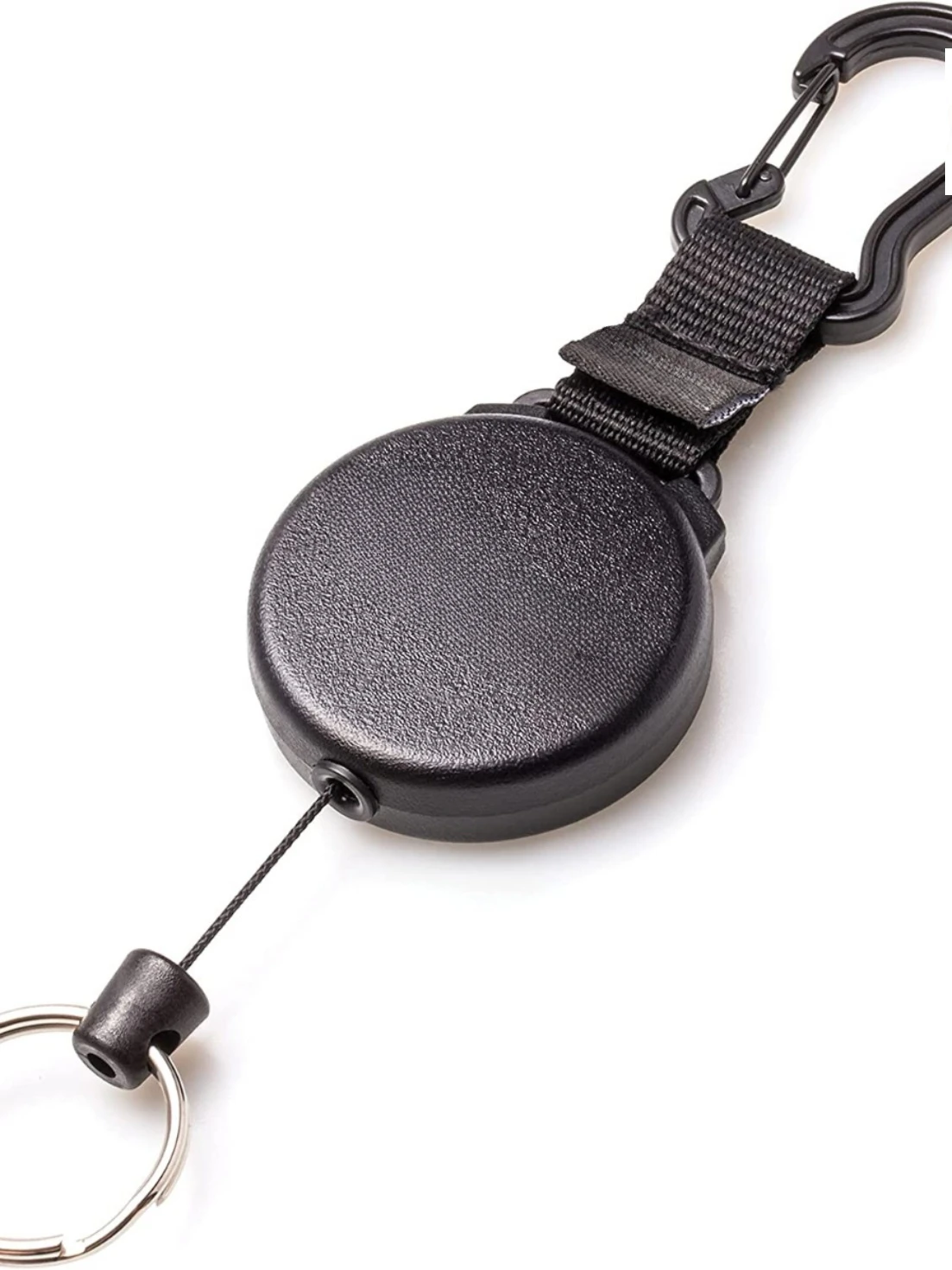 Self-retracting Quick Hook Comes with The Belt Keychain Ring Lanyard