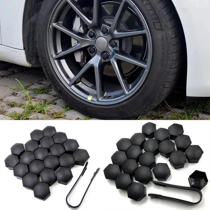 

20/40/60Pcs Car Wheel Nut Caps Protection Covers Caps Anti-Rust Auto Hub Screw Cover Car Tyre Nut Bolt Exterior Decoration