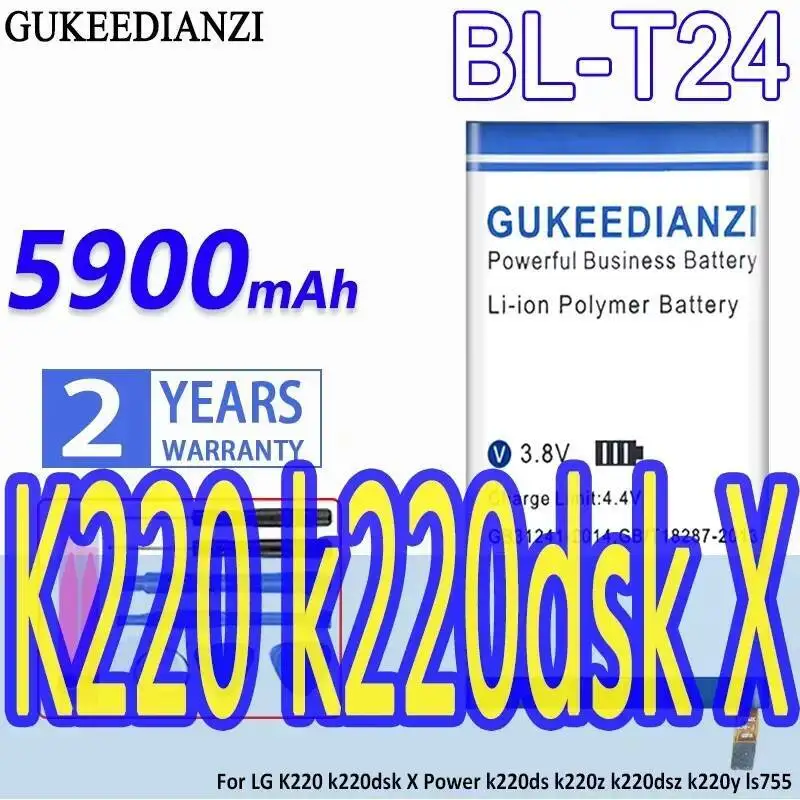 

5900 мАч BL-T24 высокая совместимость для LG K220 K220dsk X Power K220ds K220z K220dsz K220y Ls755 аккумулятор мобильного телефона