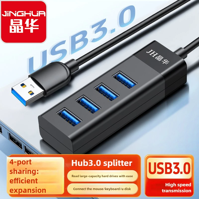 USB 2.0 Multi-Port Hub, 4-in-1 Splitter, Data Sync & Charging,Multi-Port Expander for Laptop PC, Plug and Play,Hot Sale