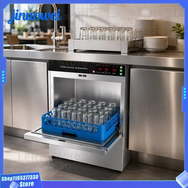 Commercial Built-In Stainless Steel 304 Dishwasher High Efficiency Industrial Dryer Smart Machine Household