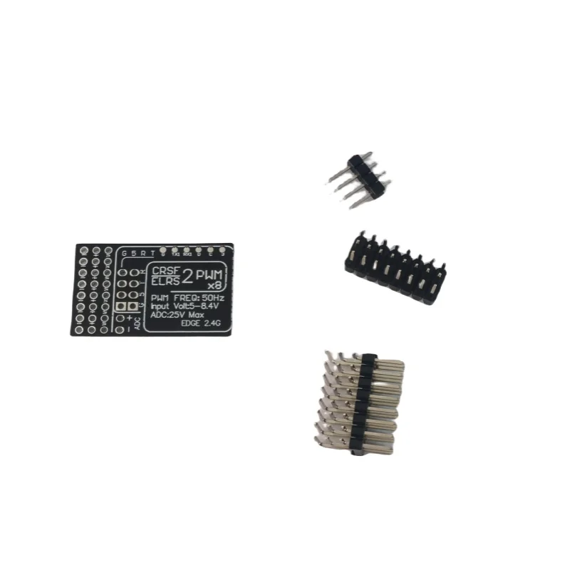 ELRS CRSF to 8CH PWM Converter Board HV Servo Support 6S Telemetry Adapter for FPV Drone RC Accessories
