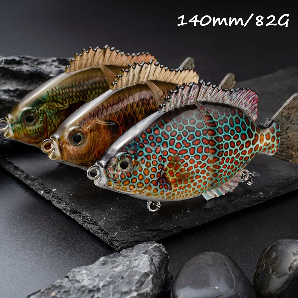 Swimbait articulado Bionic – Señuelo suspensión para lucio 140mm - imagen 3