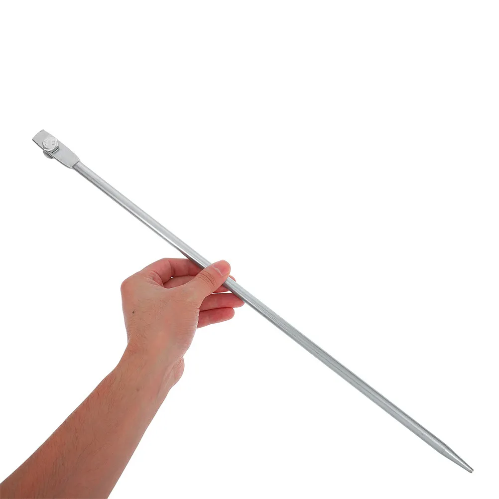 

Galvanized Steel Grounding Rod 19.65 Inch Pointed Ground Stake for Electric Fences Generators Satellite Dishes Antennas Outdoor