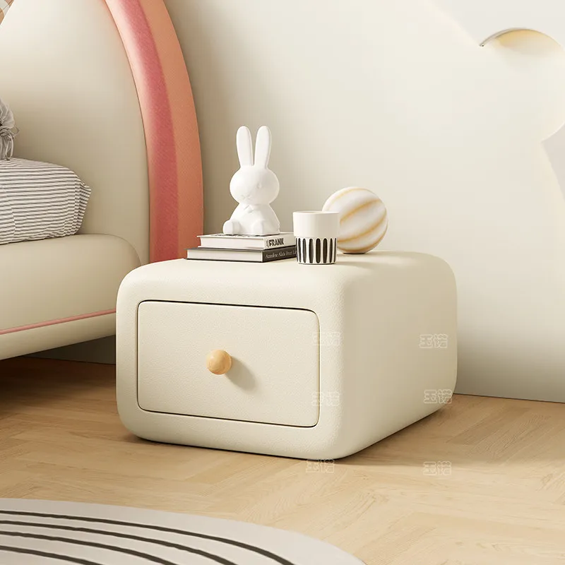 Solid Wood Tatami Nightstand Low Mini Bedside Cabinet Small Storage Side Table Modern Simple Creative Premium Compact End Table