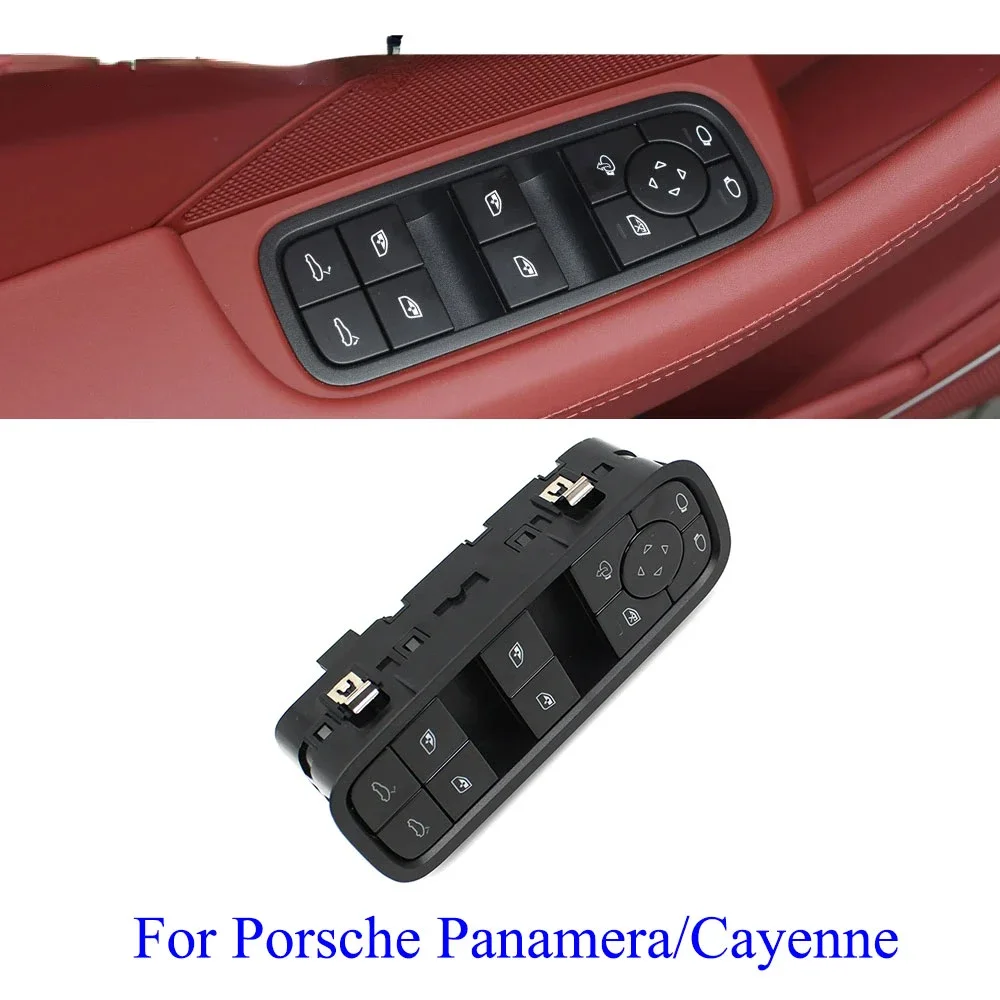 Master Power Window Lift Switch Driver Door Window Control Button For Porsche Panamera Cayenne 971959858C,971959858E,971959858G