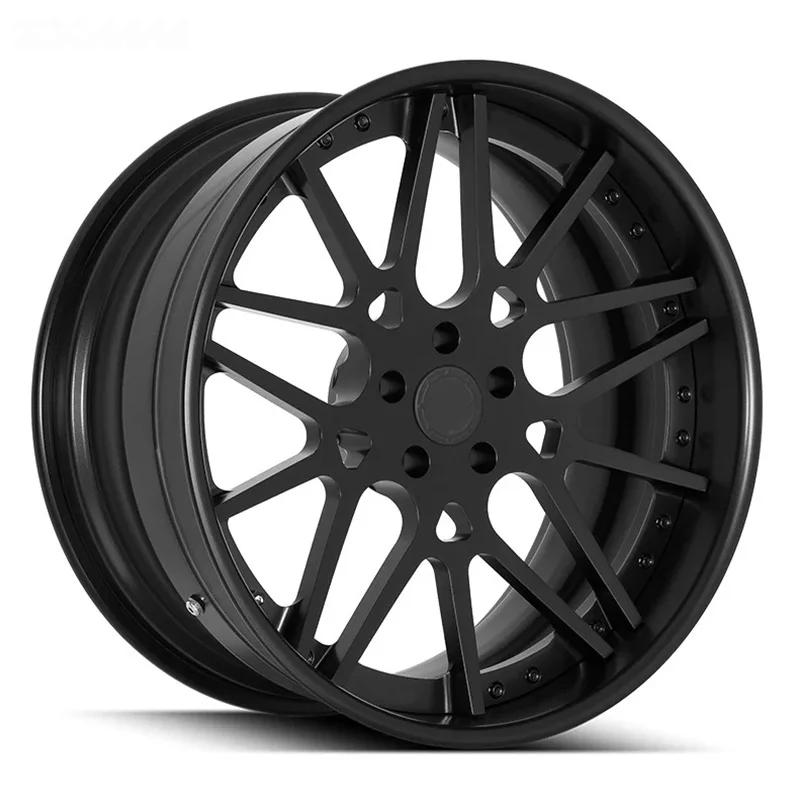 Car Rims 2 Piece For 18 19 20 21 22 23 24 26 Inch 5x120.65 Gold Plated Chrome Deep Lip Forged Wheels