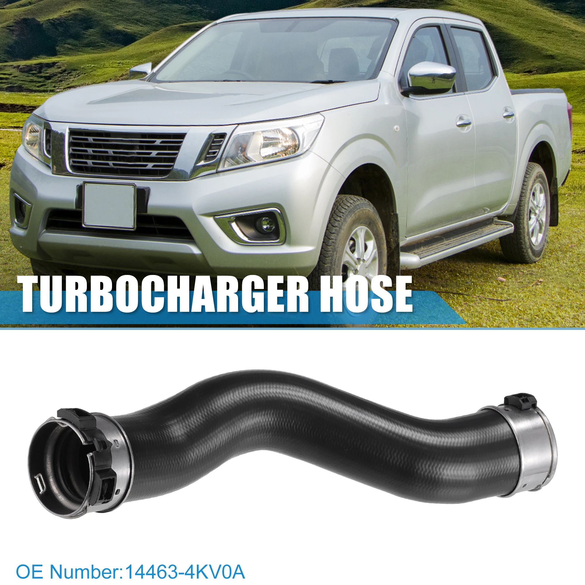 UXCELL Car Turbocharger Intercooler Outer Hose No.14463-4KV0A for Nissan NAVARA NP300 D40 D23 Intercooler Hose