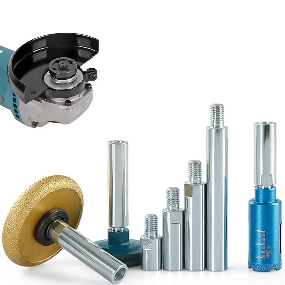 140-40mm Angle Grinder Extension Rod M10 Thread Polishing Machine Adapter Lever for 100 Type Angle Grinder Polisher Accessories