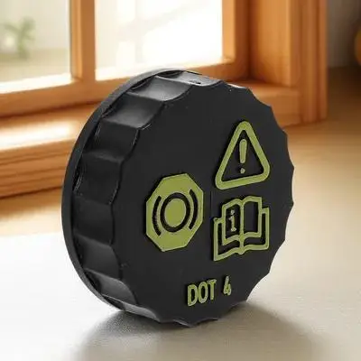 

Brake Oil Filler Cap Durable Plastic Car Engine Seal Replacement Hydraulic System Leak Prevention Assembly Cap