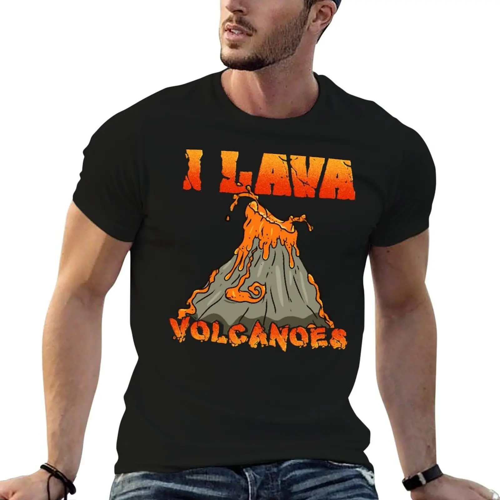 I Lava Volcanoes T-Shirt for a boy luxury designer t shirts for men cotton