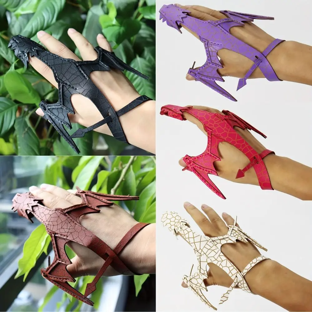 

Braided Design Dragon Glove Adjustable Length Retro Style Leather Bracelet Wristband Wrap PU Leather Dragon Bracelet