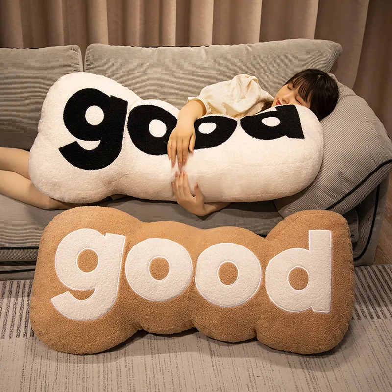 Cartoon Nordic Modern Style Pillow Stuffed Alphabet Plush Pillow for Sofa Waist Office Cushion Kids Toy Gifts Home Decoration