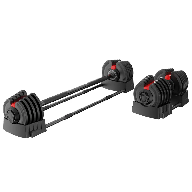 Multifunctional adjustable dumbbell handle quick adjustment