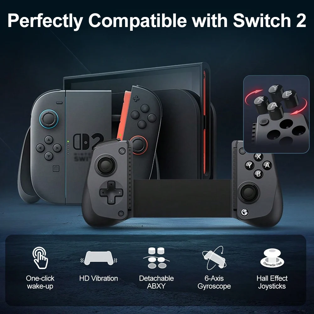 GameSir X5s Phone Gamepad for Android iOS Nintendo Switch 2/1 PC