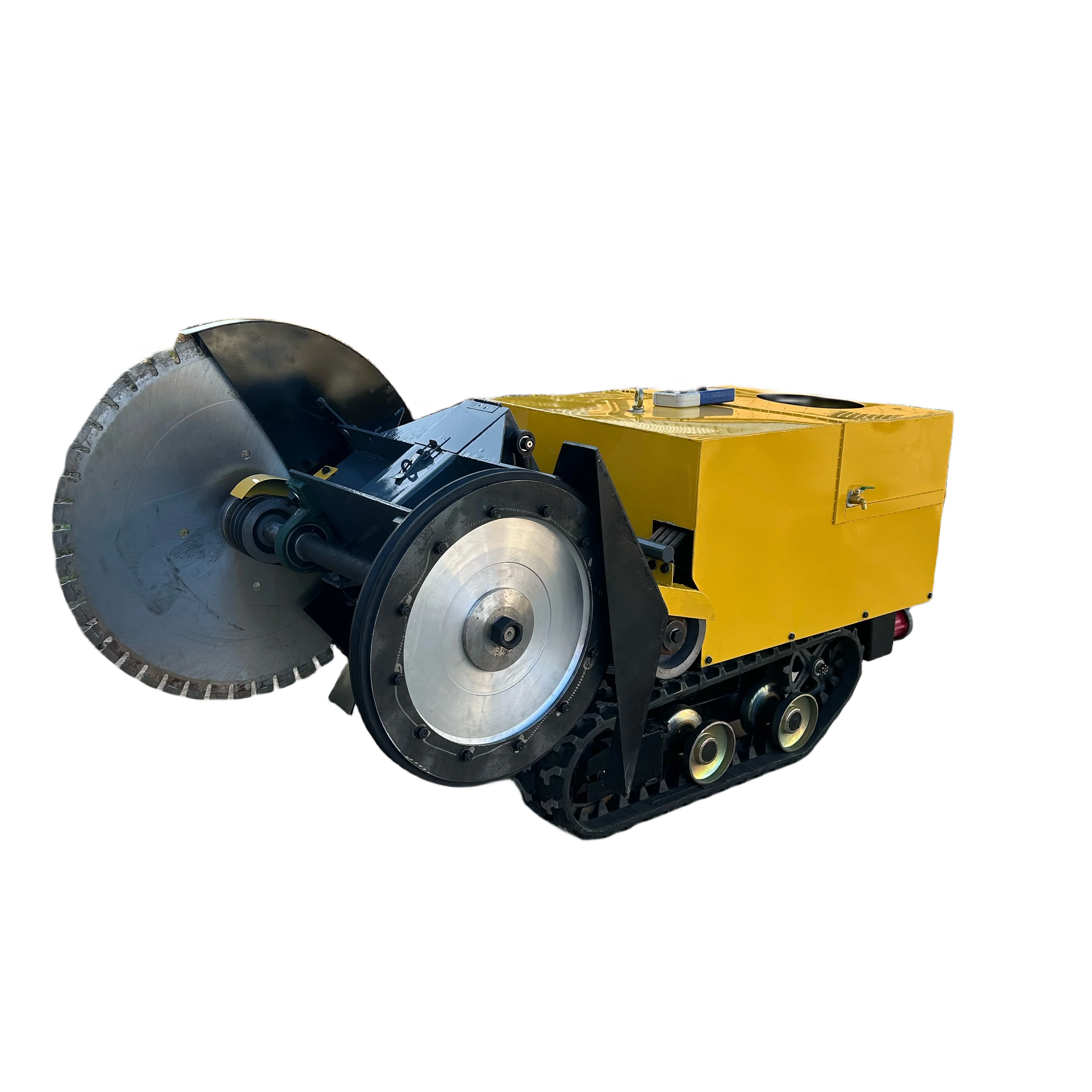 قطع أوتوماتيكي 1500 مم 37 كيلو وات منشار سلك الماس آلة قطع الطريق آلة سلك الماس المحجر #2