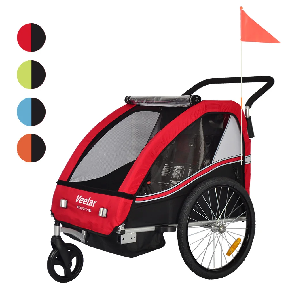 

Bike Trailer For Toddlers Foldable Pet Baby Bicycle Trailer
