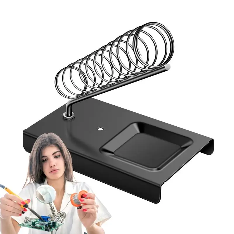 Soldering Iron Support Station Square Metal Stand For Soldering Sturdy Soldering Iron Support For Appliance Repair Factory
