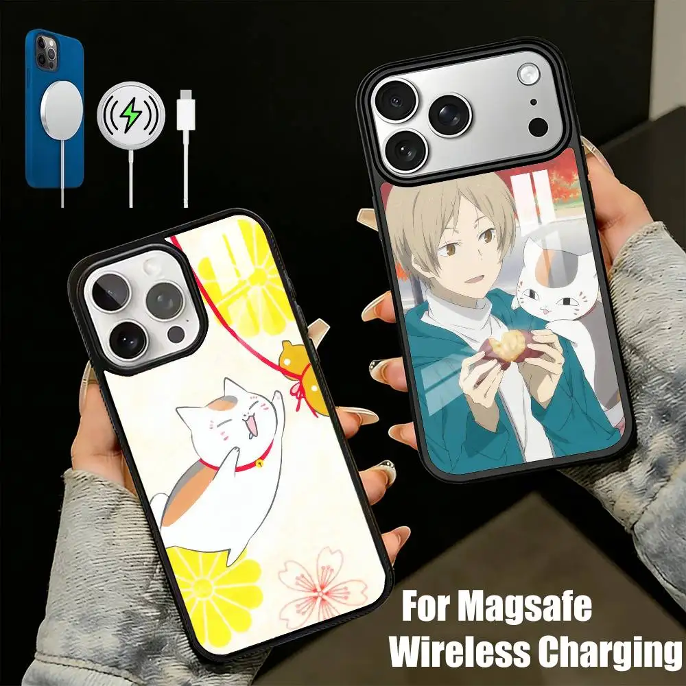 

M-Madara NatsumeS Book of F-Friends Phone Case For iPhone17,16,15,14,13 Plus,Pro Max Magnetic For Magsafe Wireless Charging