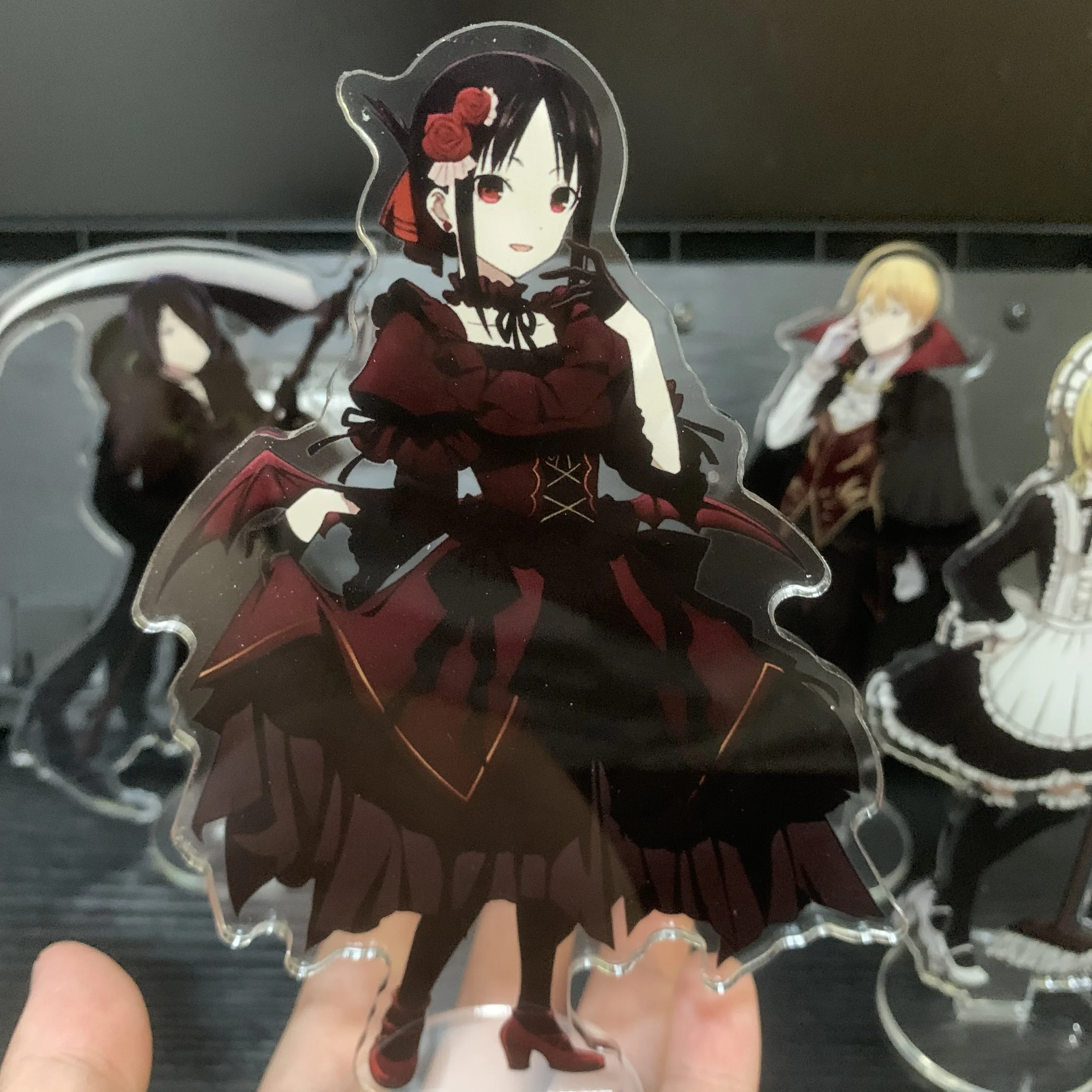 Anime Kaguya-sama: Love Is War Figure Shinomiya Kaguya Acrylic Stands Shirogane Miyuki Character Model Fans Collecting Gifts