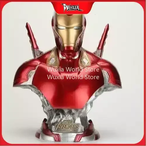 

New 40cm Iron Man MK50 Half-body Sculpture The Avengers Anime Figures Resin Collection Room Decorations Best Gifts for Children