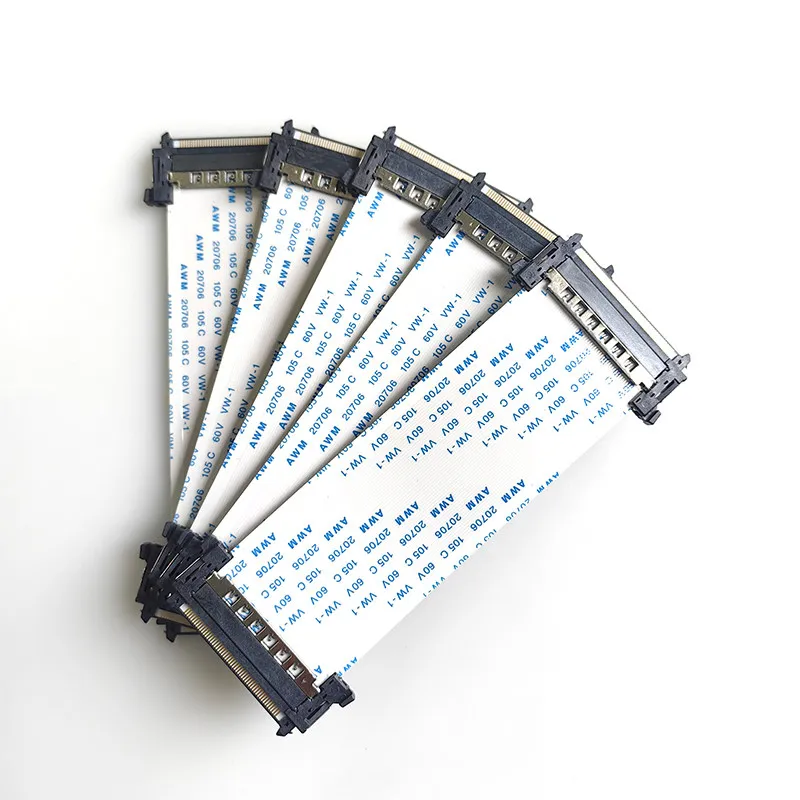 4K V-by-One FFC Ribbon Cable FIRE51P Same Side A Type LCD TV Screen Flexible Flat Cable
