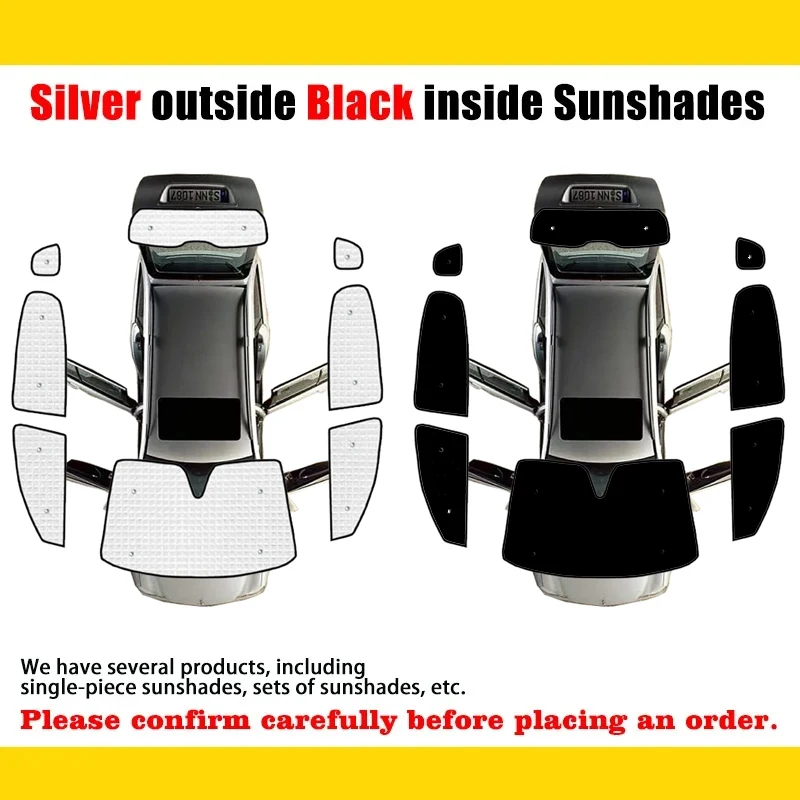 For Citroen C5 Aircross 2018~2024 Auto Full Sun Visor Windshield Shading Side Window Anti-UV Sun Protector Cover Car Accessories