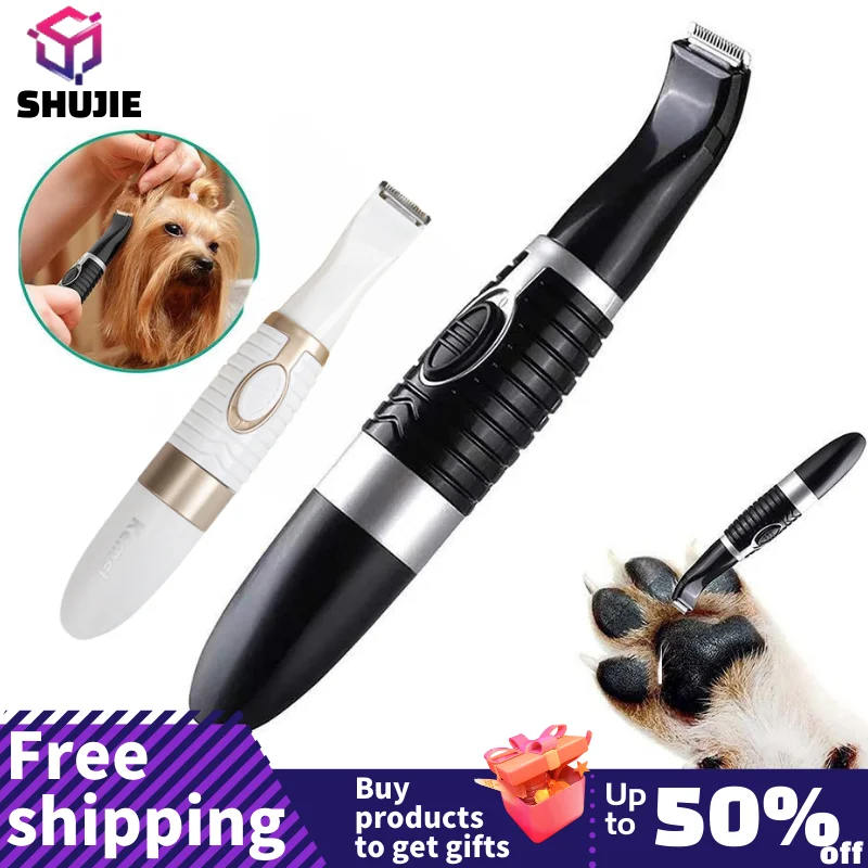 Dog Grooming Clippers Cat And Small Dog Clippers Low Noise Electric Pet Trimmer Trim Paws Eyes Ears Face Around The Dog Hair