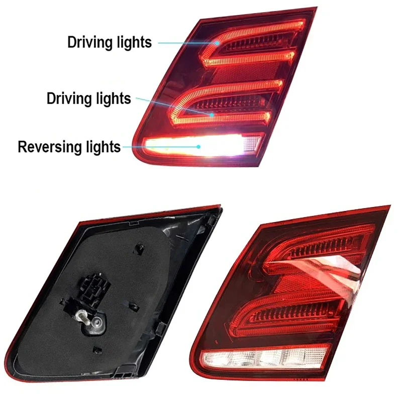 Inner Car Light Assembly For Mercedes BENZ W212 E350 E400 E550 E63 AMG E250 2014-2016 LED Tail Light Warning Brake Signal Lamp