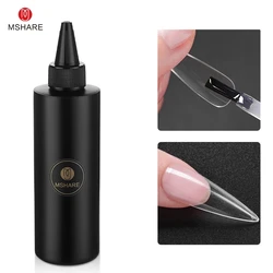 MSHARE Nail Glue Base Coat 3 in 1 Base Gel  Slip Solution 250g 250ml Soak Off Health Resin UV Varnish