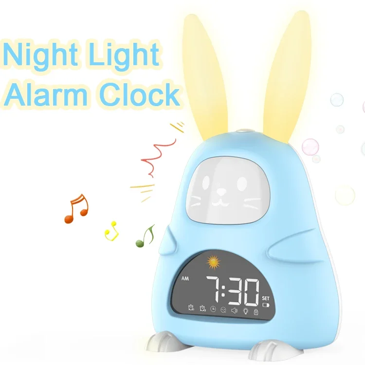 

home decor lcd kids wake up gift smart alarm clock Digital & Analog-Digital Clocks night light Desk & Table Clocks suppliers