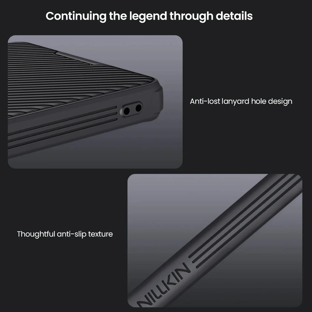 NILLKIN CamShield Pro Case for Samsung Galaxy S25, S25 Plus, S25 Ultra, Camera Privacy Shield, All-Around Coverage, Precise Fit