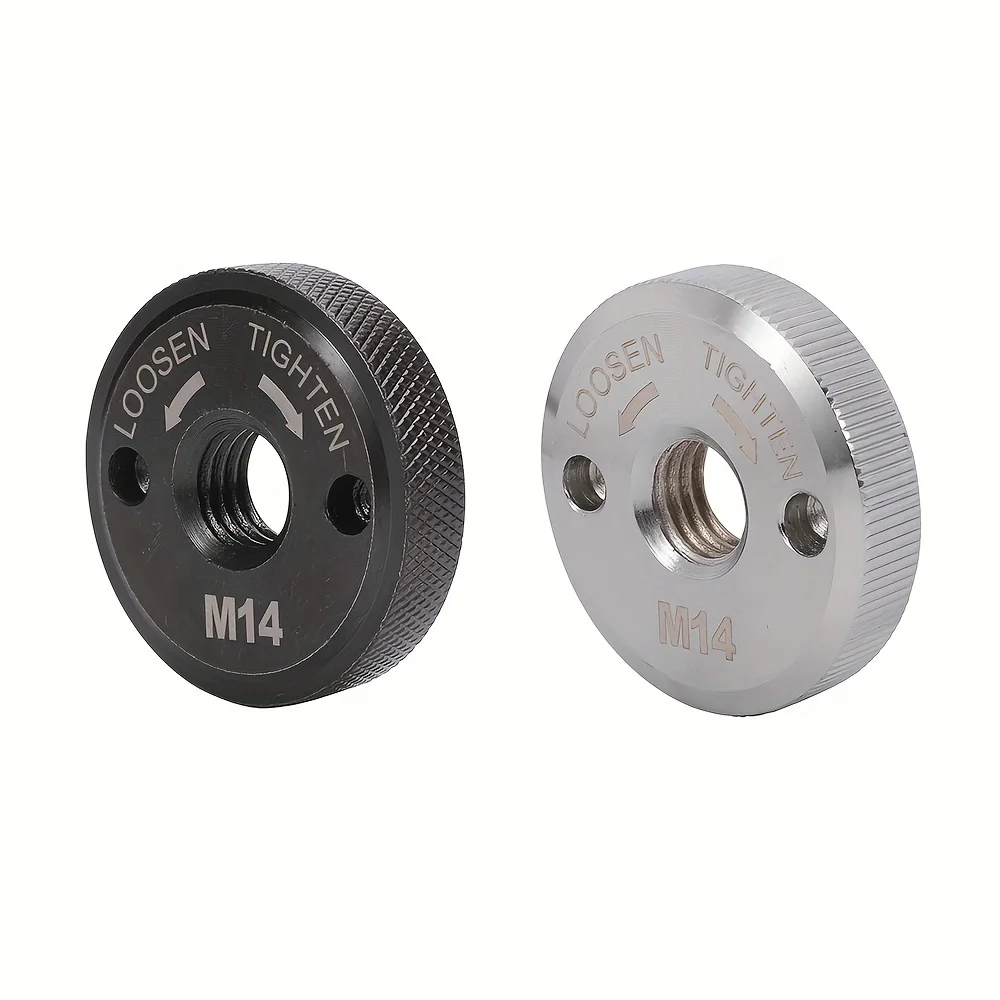 

M14 14mm Angle Grinder Quick Release Self-Locking Grinder Pressing Plate Flange Nut Power Chuck Easy Installation Standard Size