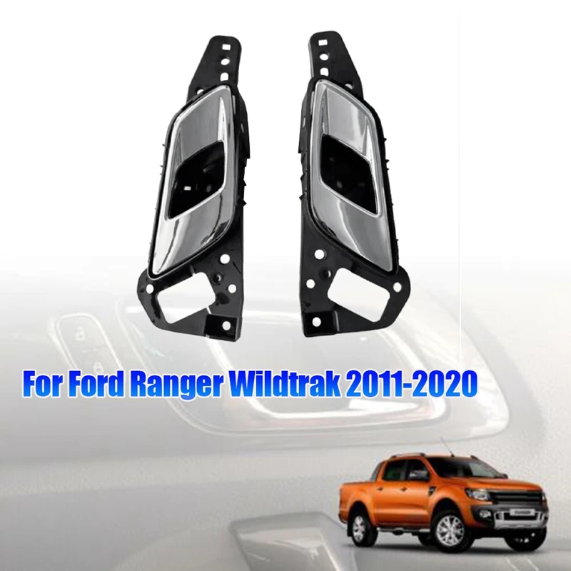 

Хромированная ручка внутренней двери в сборе AB 3921971 AB AB 3921970 AB для Ford Ranger Wildtrak Hi-Rider 2012-2018 внутренняя тяга