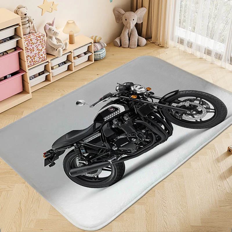 Washable Non-slip Kitchen Rug A-Hondas Aesthetic Rug for Bed Room Floor Carpet for Bedroom Bath Mat House Interior Entrance Mat