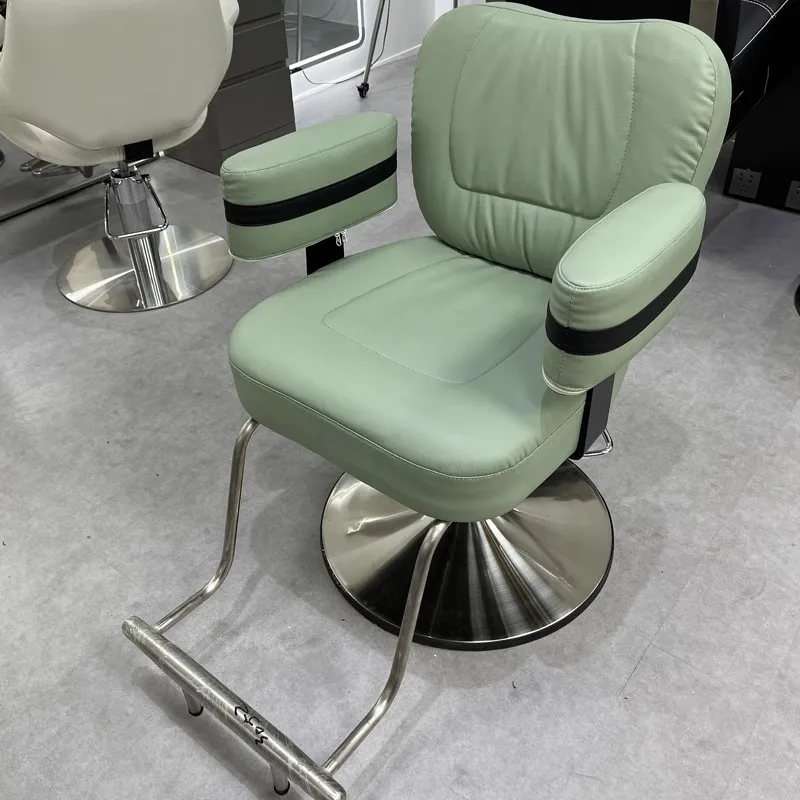 

High-end hairdressing chair Simple modern barber shop chair Hair salon Special Internet celebrity tide store Lifting perm and